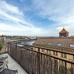 Top Floor Industrial Apartment With A River View